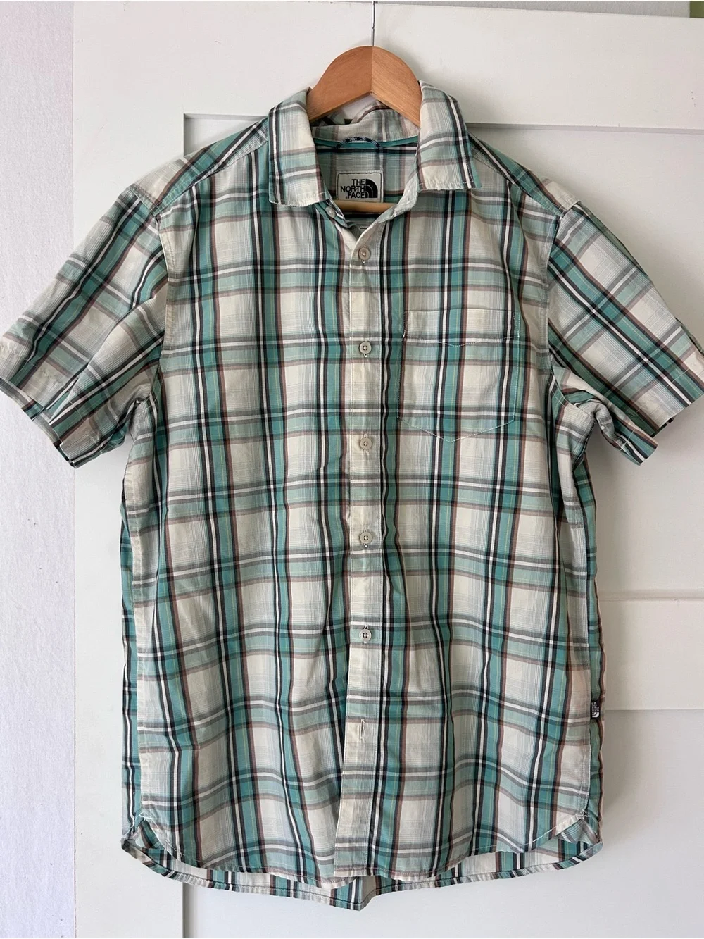 North Face short sleeve button down